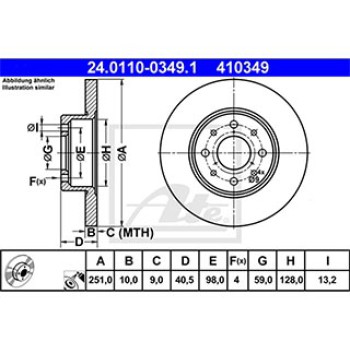 DISCO FRENO POSTERIORE
