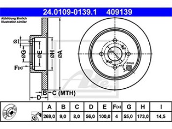 DISCO FRENO POSTERIORE