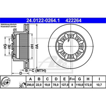 DISCO FRENO POSTERIORE