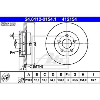 DISCO FRENO POSTERIORE