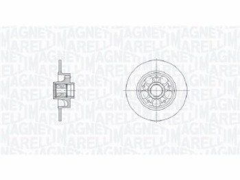 Disco freno RENAULT MEGANE III