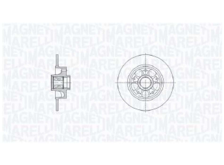 Disco freno RENAULT MEGANE III