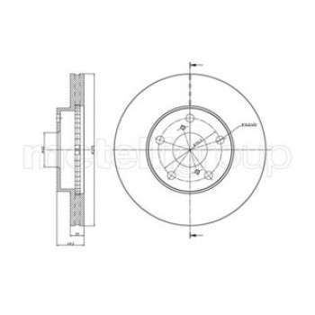 DISCO FRENO VERNICIATO