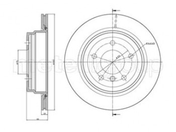 DISCO FRENO VERNICIATO