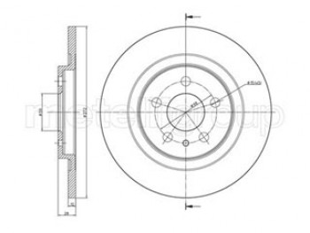 DISCO FRENO VERNICIATO