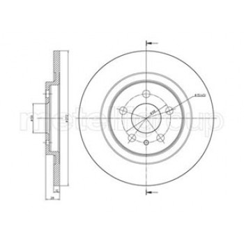 DISCO FRENO VERNICIATO