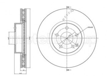 DISCO FRENO VERNICIATO