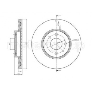 DISCO FRENO VERNICIATO
