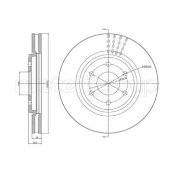 DISCO FRENO VERNICIATO