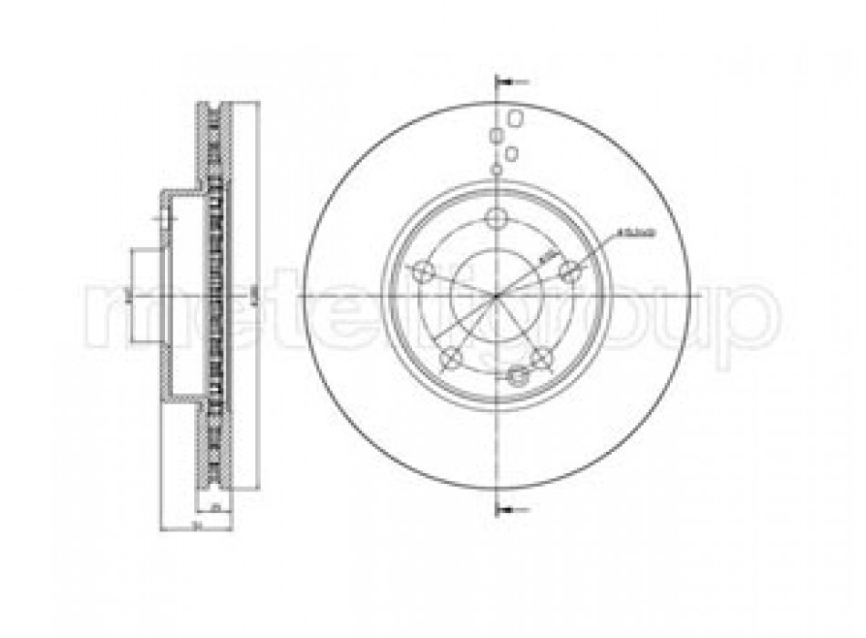 DISCO FRENO VERNICIATO
