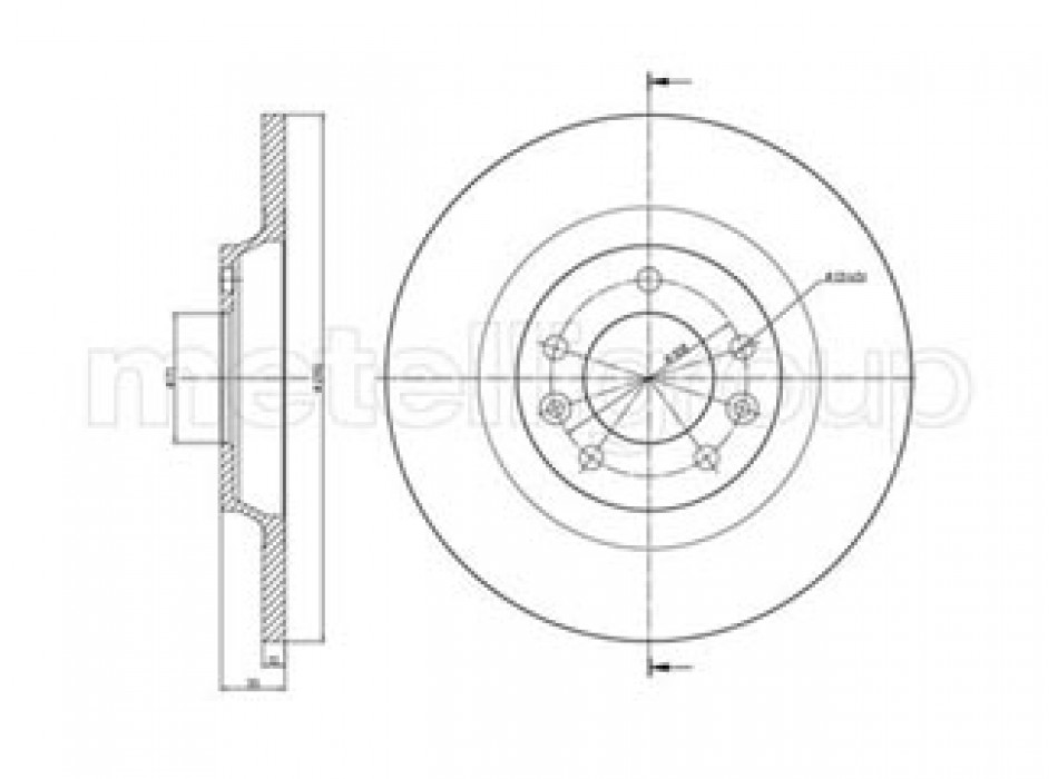 DISCO FRENO VERNICIATO