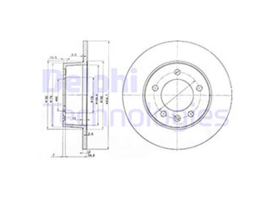DISCO FRENO VERNICIATO (DOPPIO IMBALLO)
