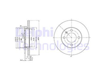 DISCO FRENO VERNICIATO (DOPPIO IMBALLO)