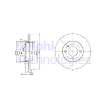 DISCO FRENO VERNICIATO (DOPPIO IMBALLO)