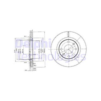DISCO FRENO VERNICIATO (DOPPIO IMBALLO)