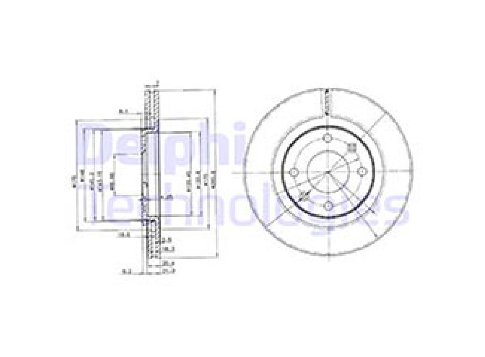 DISCO FRENO VERNICIATO (DOPPIO IMBALLO)