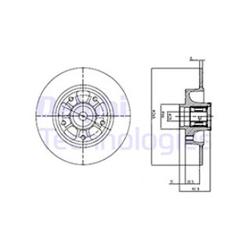 DISCO FRENO VERNICIATO (IMBALLO SINGOLO)