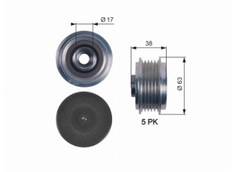 DriveAlign¶ôÇïÇÎÇ§ Overrunning Alternator Pulley