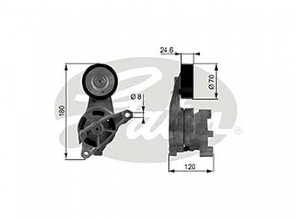 DriveAlign Tensioner Pulley