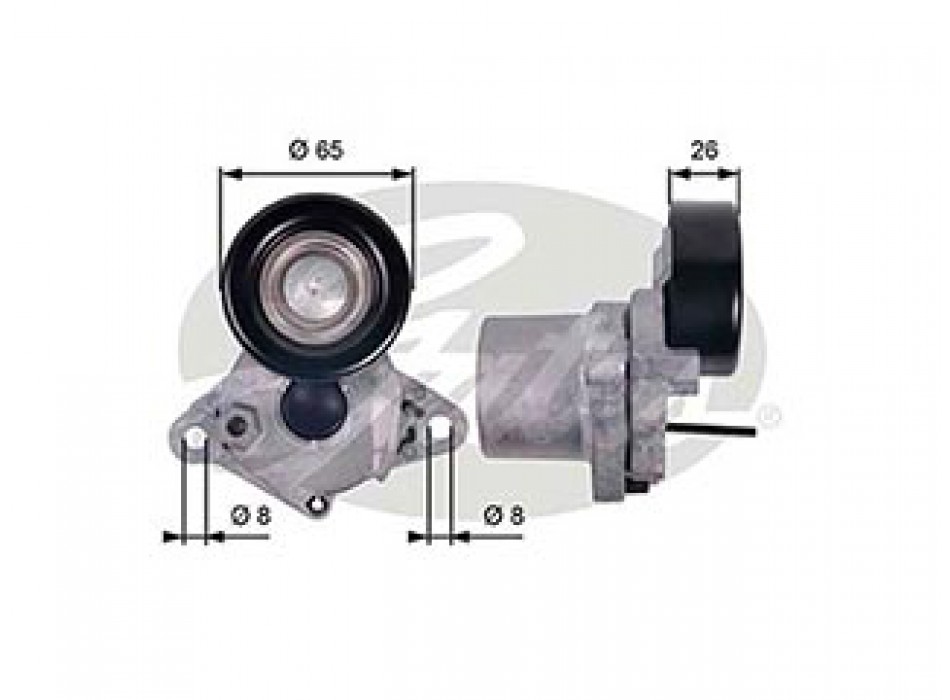 DriveAlign Tensioner Pulley