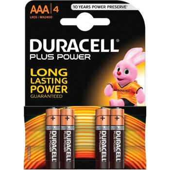 DURACELL PLUS POWER 4 MINISTILO AAA 2400 