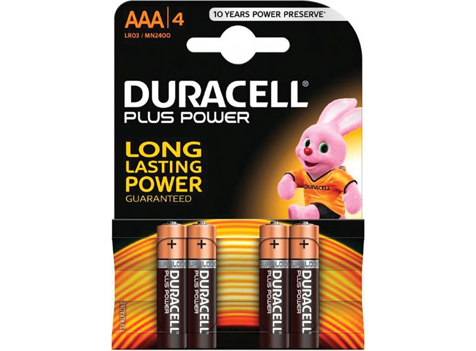 DURACELL PLUS POWER 4 MINISTILO AAA 2400 