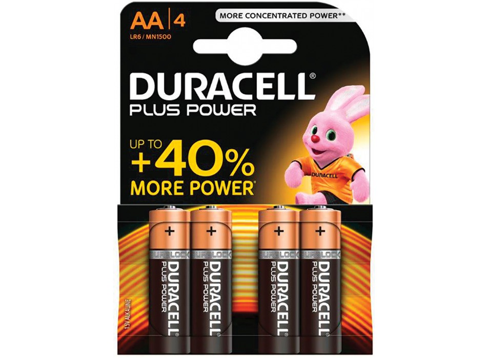 DURACELL PLUS POWER 4 STILO AA 1500 