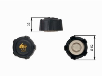 Expansion tank cap