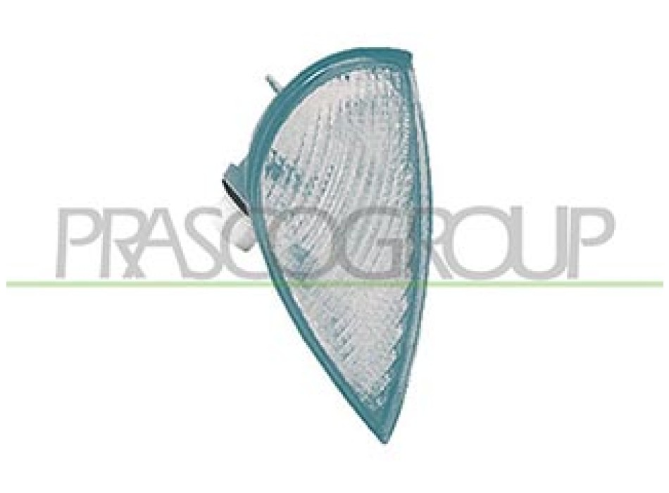 FANALE ANTERIORE DESTRO BIANCO CON PORTA LAMPADA