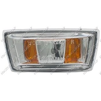 FANALE LATERALE DESTRO BIANCO SENZA PORTA LAMPADA