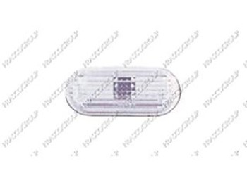 FANALE LATERALE DESTRO/SINISTRO BIANCO SENZA PORTA