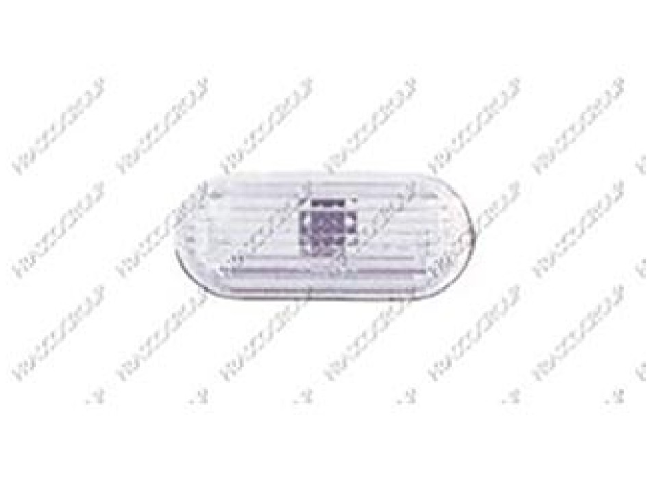 FANALE LATERALE DESTRO/SINISTRO BIANCO SENZA PORTA