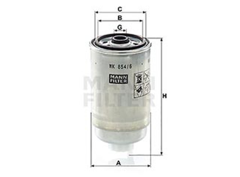 FILTRO CARBURANTE AV Fiat