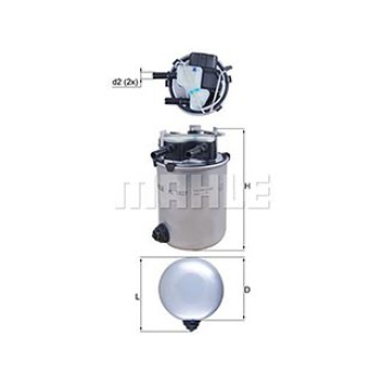 Filtro Carburante Mahle PC/LCV NISSAN QASHQAI II