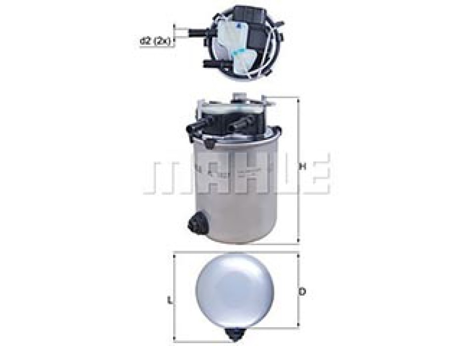 Filtro Carburante Mahle PC/LCV NISSAN QASHQAI II