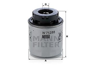FILTRO OLIO AUDI A3/SEAT/VW