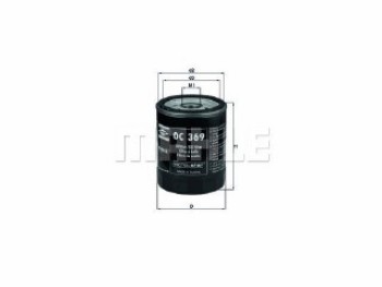 Filtro Olio Mahle PC/LCV SMART FORFOUR 1.5 CDI