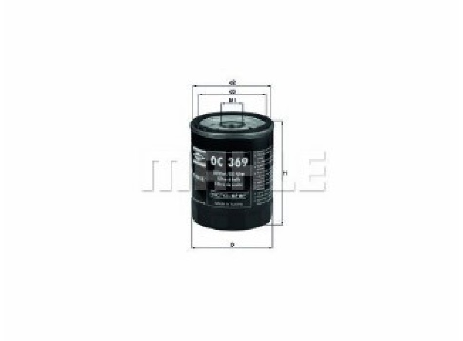 Filtro Olio Mahle PC/LCV SMART FORFOUR 1.5 CDI