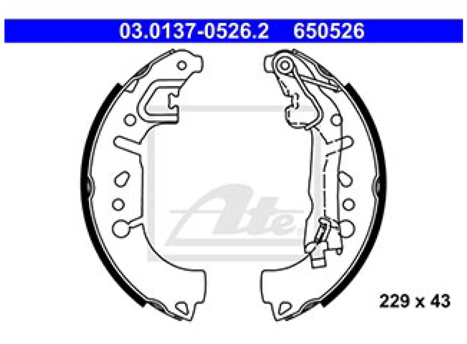 GANASCE FRENO POSTERIORI