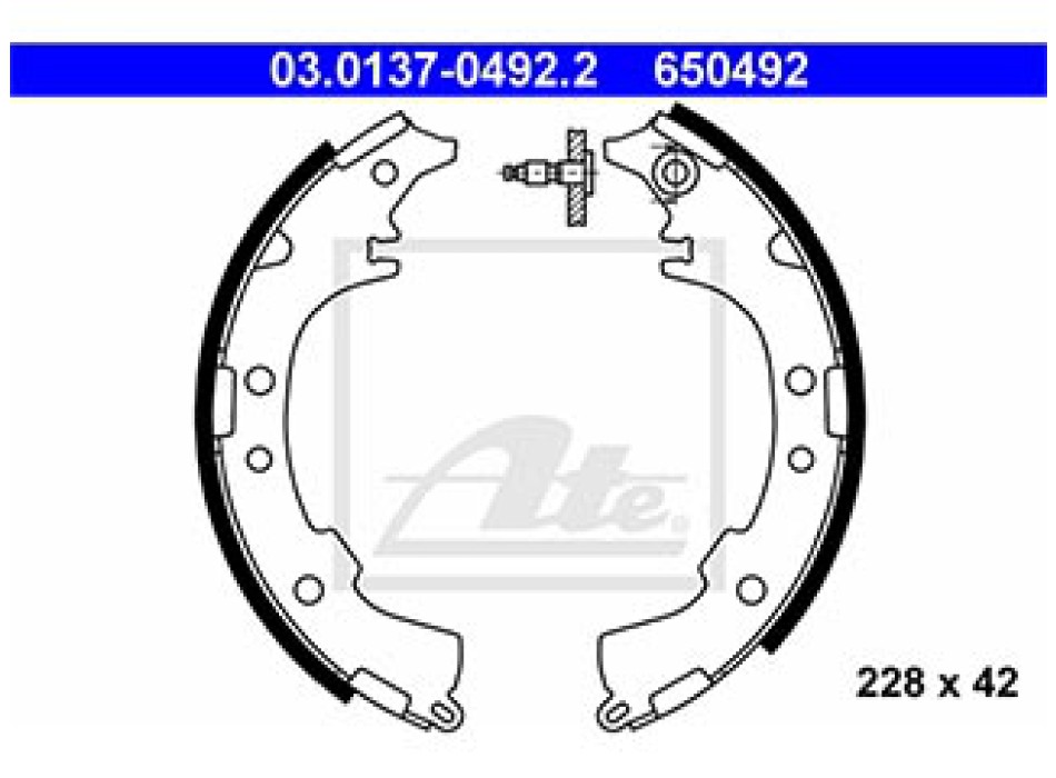 GANASCE FRENO POSTERIORI