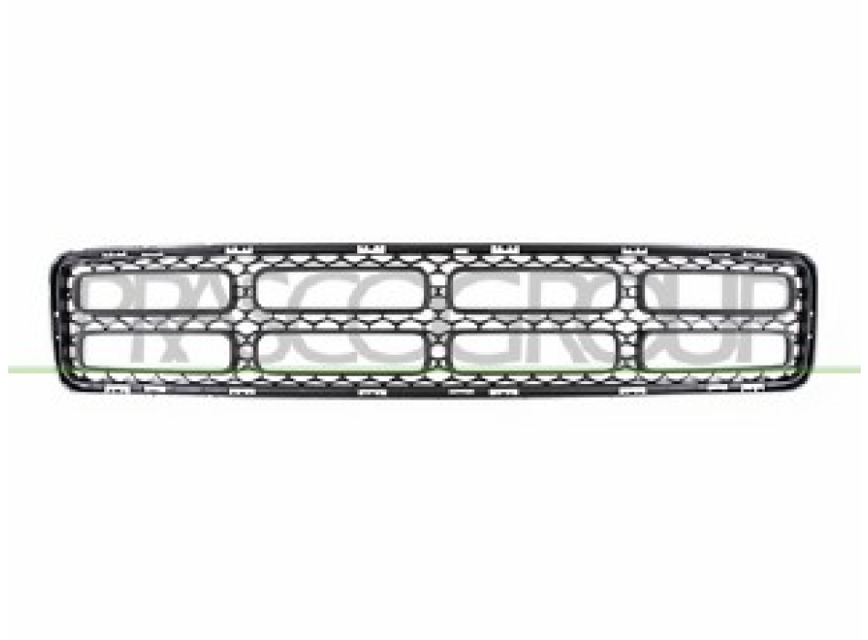 GRIGLIA CENTRALE PARAURTI ANTERIORE-NERA