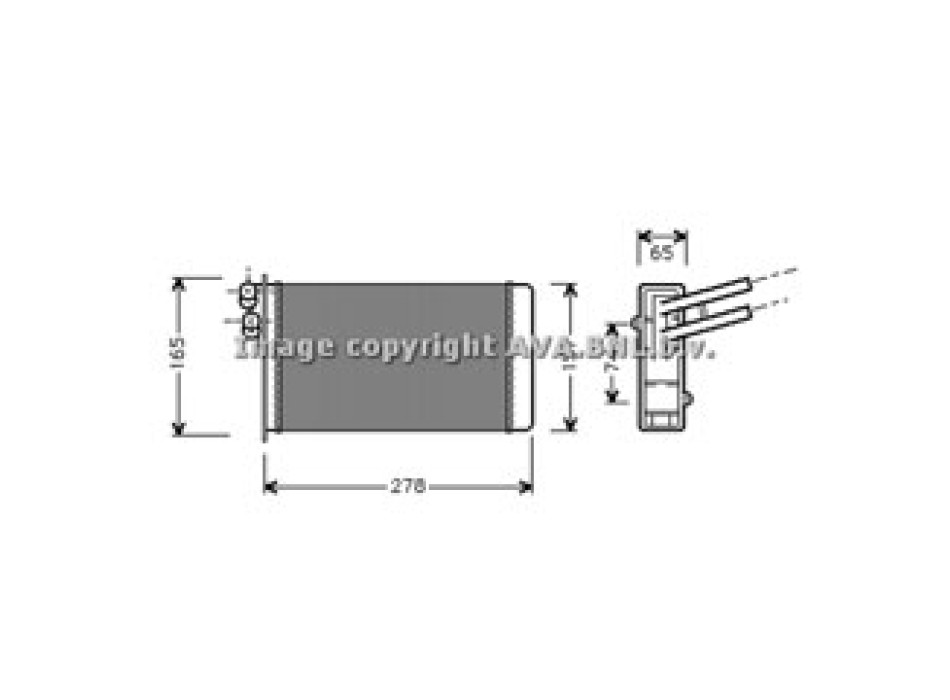 Heater Audi 80 L.H.D. '86-