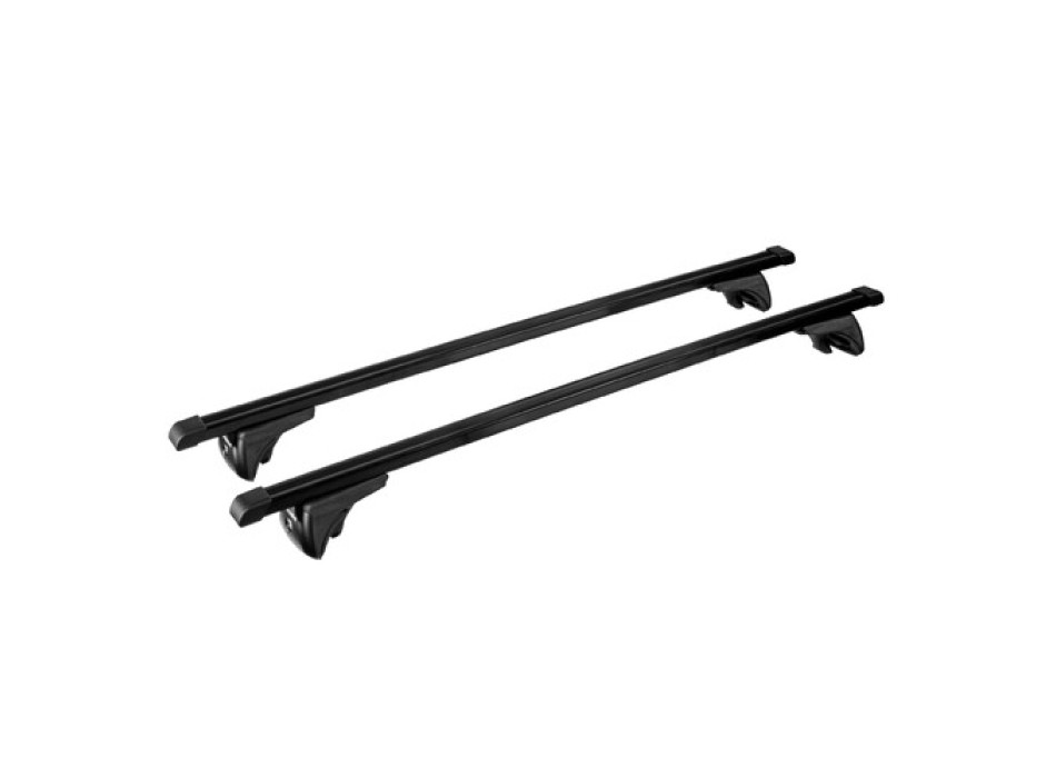 In-Rail Steel, coppia barre portatutto in acciaio - M - 120 cm