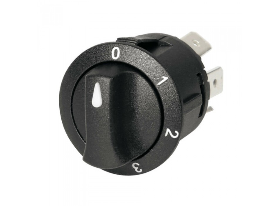 Interruttore a rotazione - 12/24V - 10A