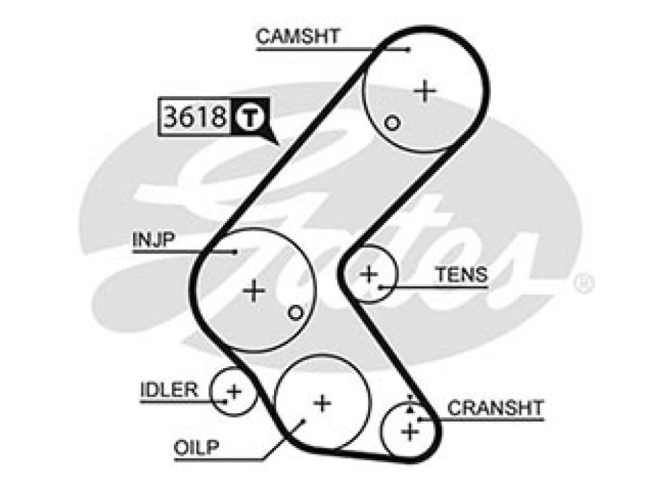 K015563XS POWERGRIP KIT GATES