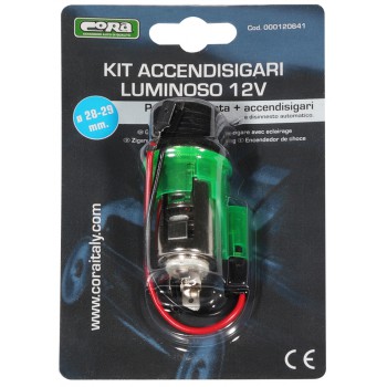 KIT ACCENDISIGARI LUMINOSO 12V