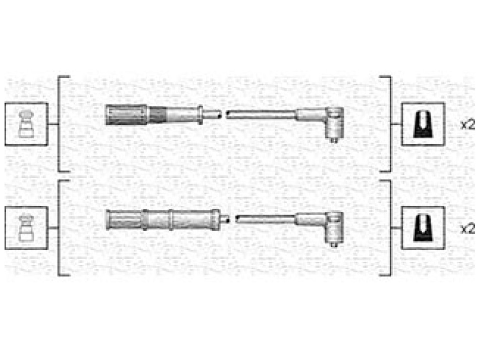 KIT CAVI CANDELE Fiat Doblo, Panda, Punto