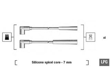 KIT CAVI CANDELE FIAT DOBLO, PANDA