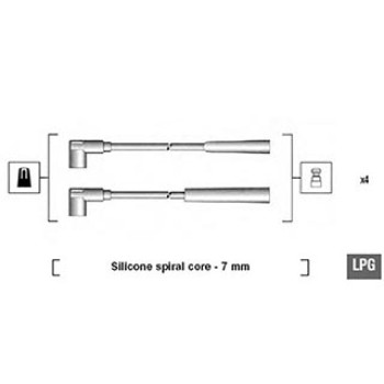 KIT CAVI CANDELE FIAT DOBLO, PANDA