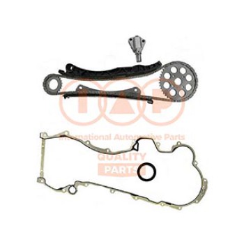 KIT DISTR. COMPL. CATENA+INGRANAGGI+PARAOLIO E G